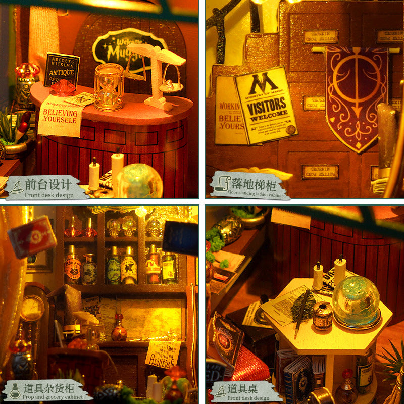 Tianyu Diy Cabin TL6 Magic Notes Hand Assembled Creative Book Jigsaw Puzzle Miniature Model Toy Gift