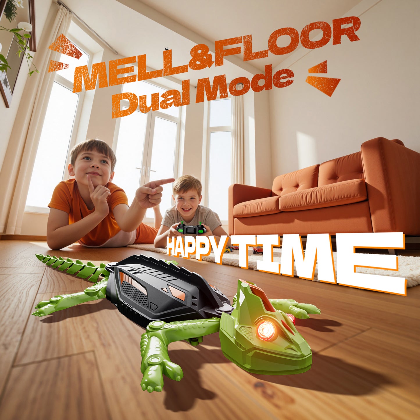 Cross-Border Wall Climbing Car, Wall Climbing Chameleon, Gecko Artificial Crawling, Built-In Charging Kidsren's Halloween Trick Toy