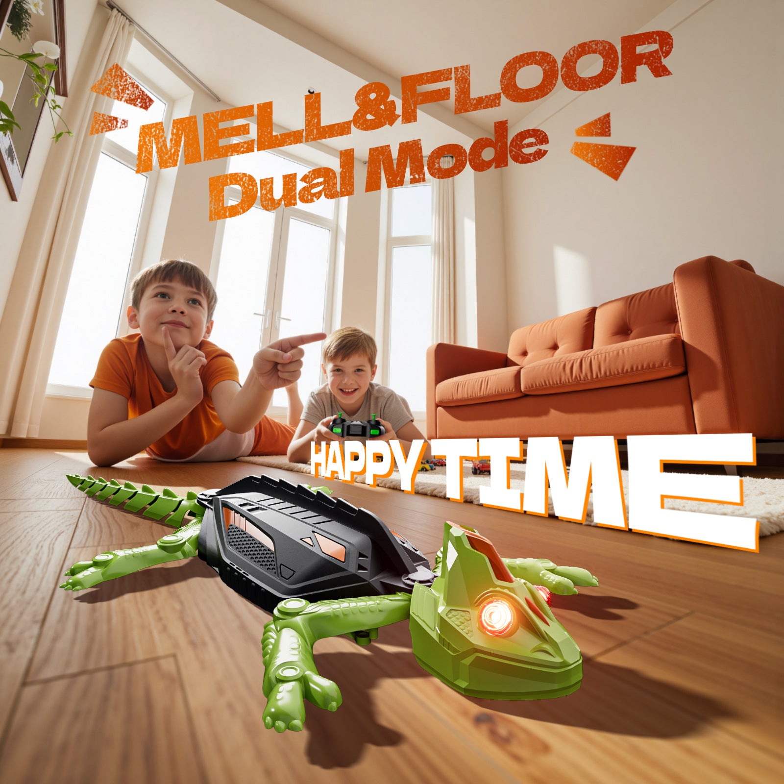 Cross-Border Wall Climbing Car, Wall Climbing Chameleon, Gecko Artificial Crawling, Built-In Charging Kidsren's Halloween Trick Toy