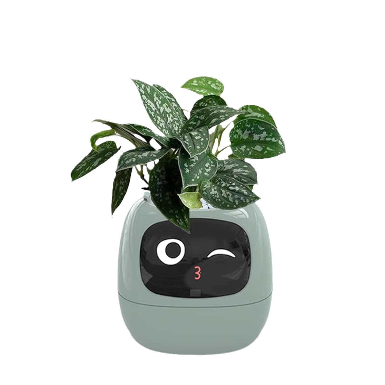 Cross-border Smart Flowerpot Smart Pet Planting Ai Flowerpot Multiple Expressions 7 Smart Sensors Ai Chips
